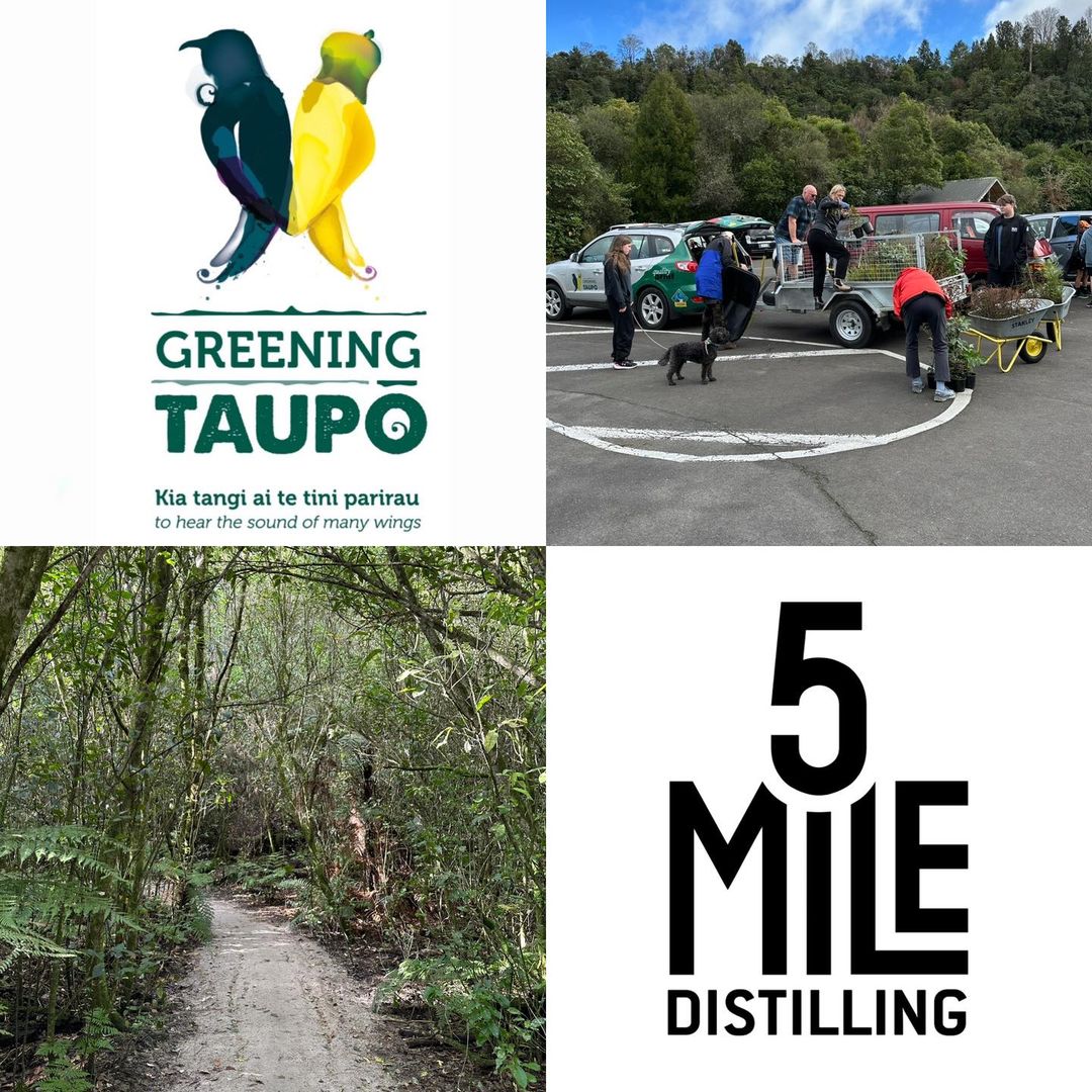 Greening Taupo and 5 Mile Distilling - Tree Planting