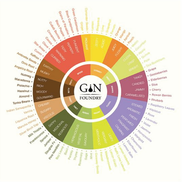 Gin Flavour Wheel