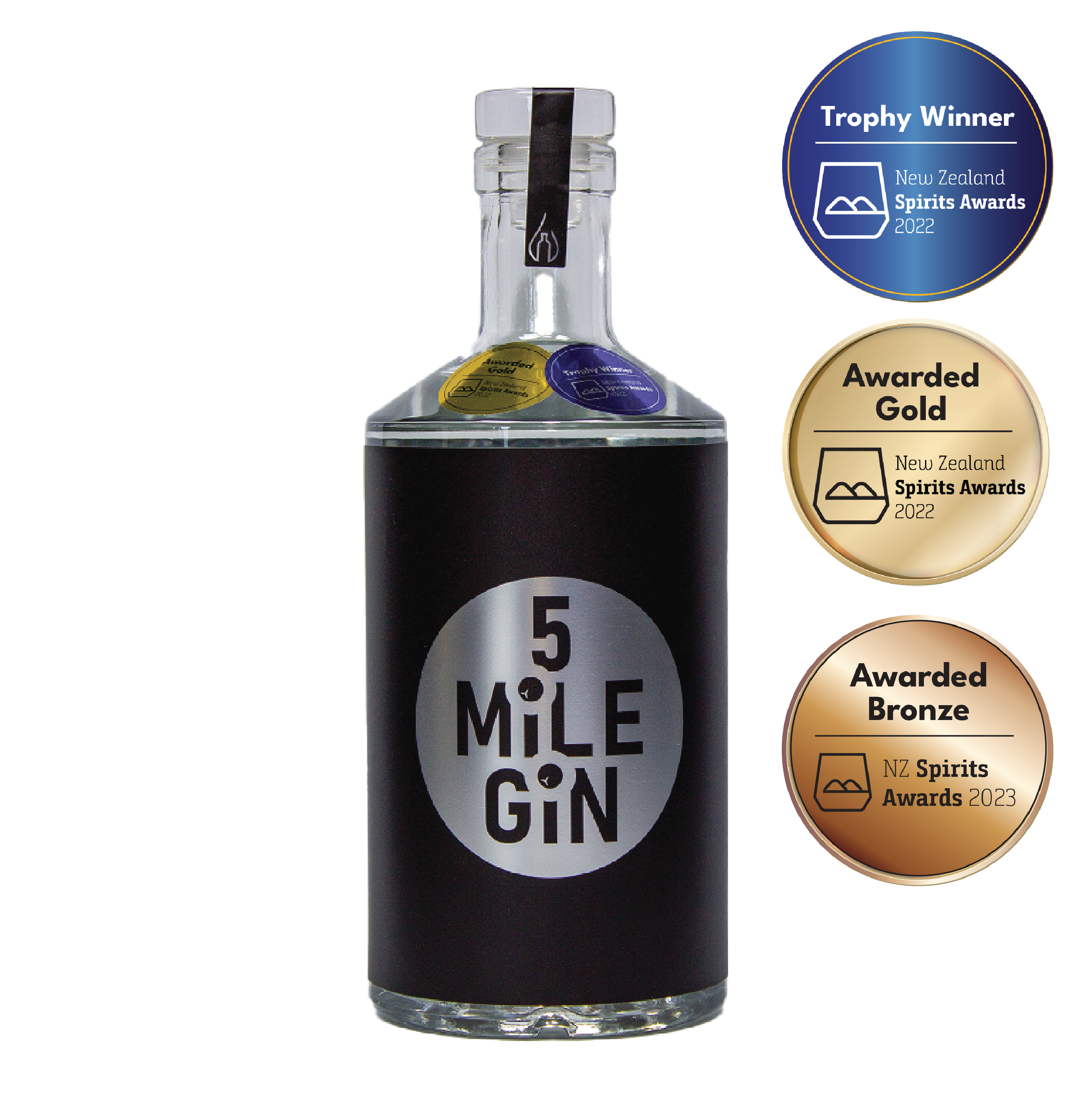 5 Mile Original Gin - 700ml